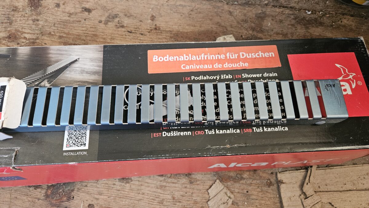 Grille d'évacuation pour douche